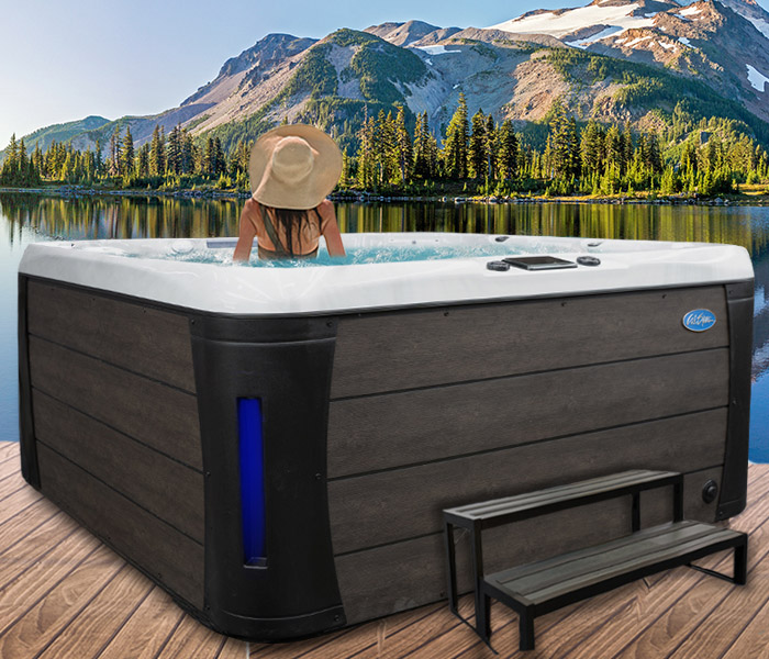 Calspas hot tub being used in a family setting - hot tubs spas for sale Davis